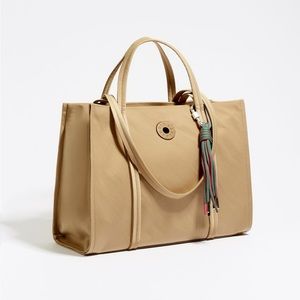 Bimba y Lola Tostado Tote Bag